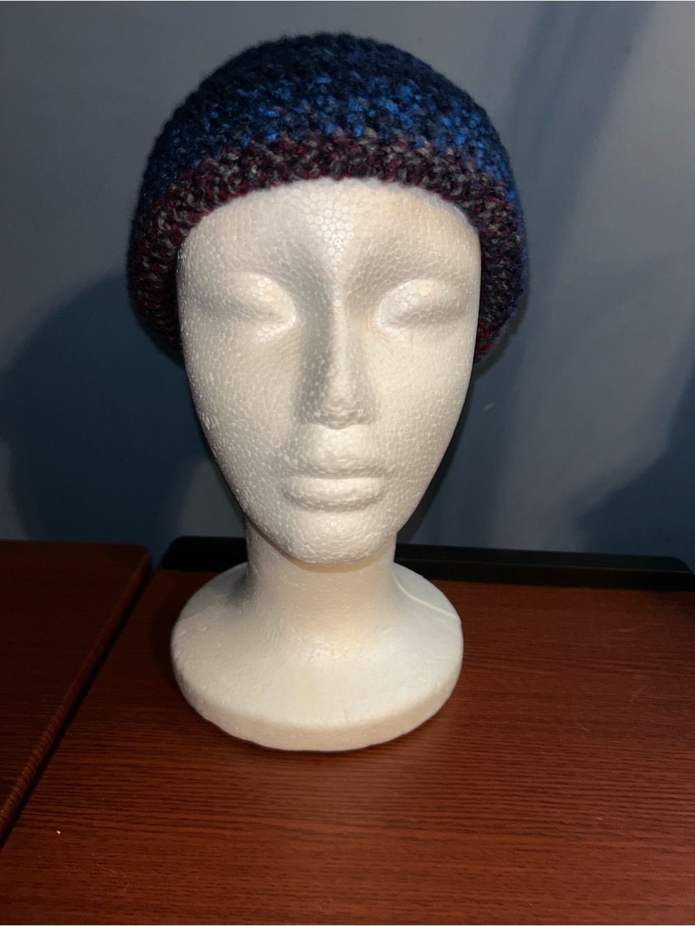 Crochet Gradient Beanie - Picture 2 of 5